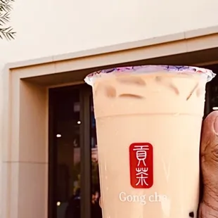 Pearl Milk Tea with extra Pearl