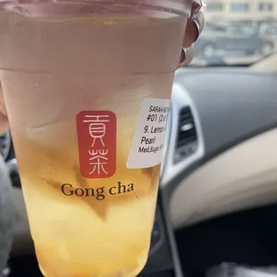 Lemon ai-yu with white pearl