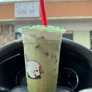 Cactaur Matcha Latte