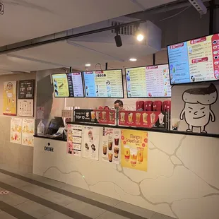 Menu/Ordering Area