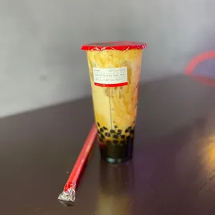 Creme brûlée with pearls