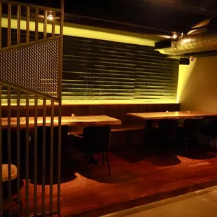 interior, sushi and sashimi