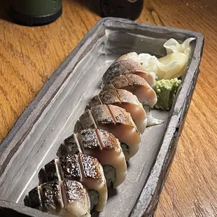 Smoked Saba Bo Sushi