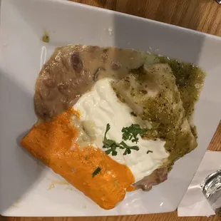 Mexican Flag Enchiladas