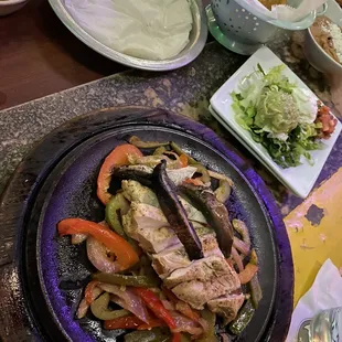 Chicken fajitas