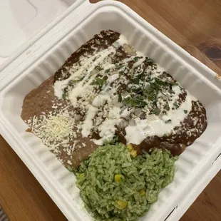 Enchiladas Con Mole