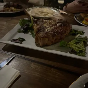 The restaurant serve&apos;s amazing Tamahulk steak. Very attentive wait staff and drinks and apps are amazing. Definitely recommend!