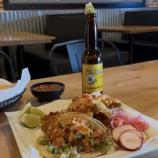 Fish Tacos with the Chipotle Mayo!