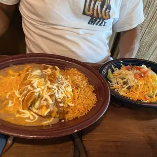 A tamale and a tostado... excellent!