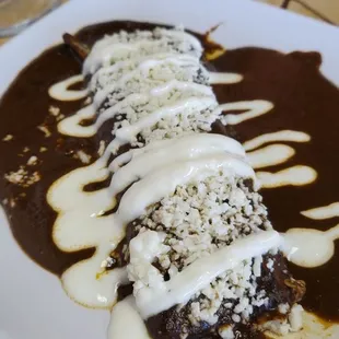 Cheese Enchilada de Mole