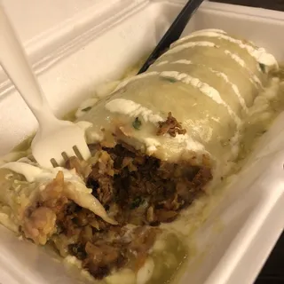 Al Pastor Wet Burrito