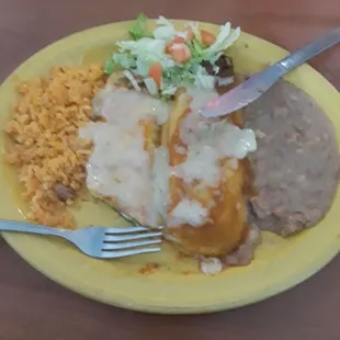 Chile relleno plate