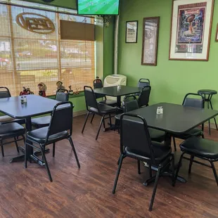 Dining room at Gonzo's Sandwich Shop
