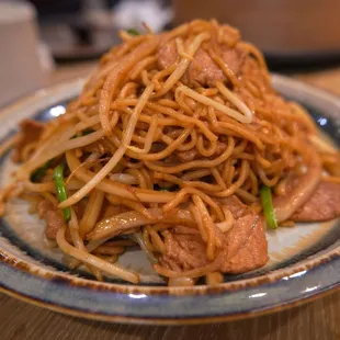 Stir-Fried Noodles with Kurobuta Pork (AVOID)