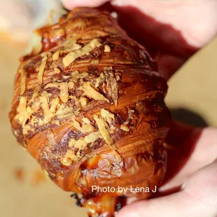 Ham &amp; Cheese Croissant ($6) - good! Very crispy, flaky surface.