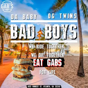 Have you tried our GABS Da Baby OG Sliders! Once you go GABS you never go back. EAT GABS for life!