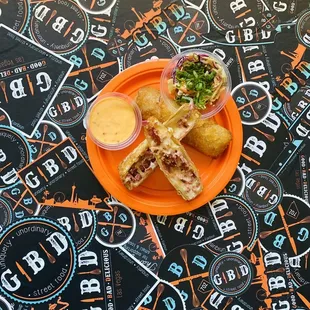 Reuben Eggrolls
