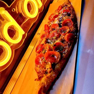 The &quot;Meatalorian &quot; Turkish style pizza from @gbd702