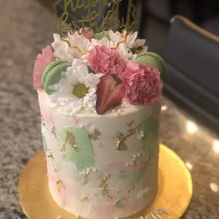 4 layer vanilla cake