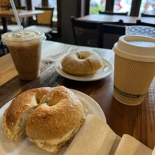 Egg &amp; Cheese French toast bagel