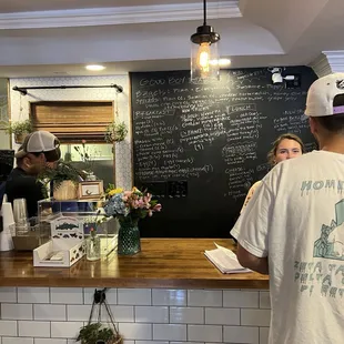 Regular menu