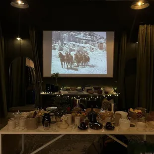 Antiques , projector, fitting rooms