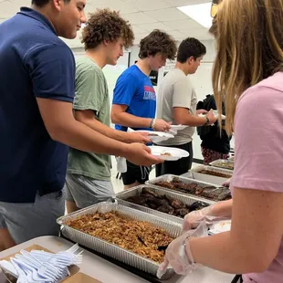 Catering Plano East football team