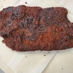 Brisket ready for the slicing.
