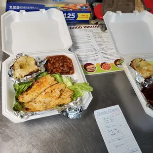 Swai Fish Dinner