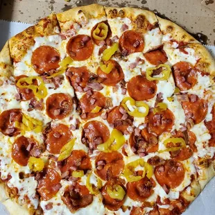 So fresh and so good, another designer pizza