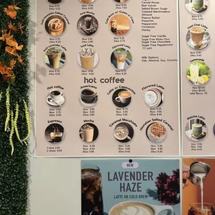 sushi and sashimi, menu