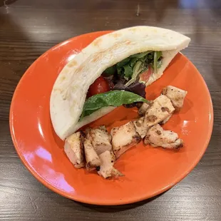 Gluten-Free Chicken Pita
