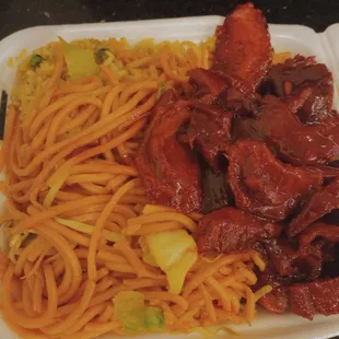Combo A with BBQ Pork