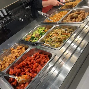 Even at the end of the night, the food is still fresh!