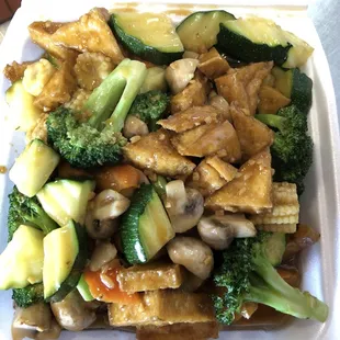 Bean curd With Vegetables