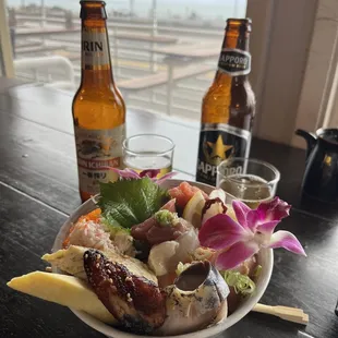 Chirashi Bowl by the Sea