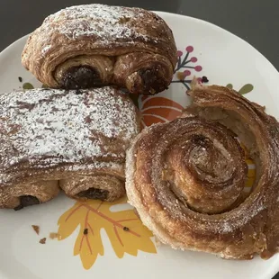 Good pastries with good coffee.