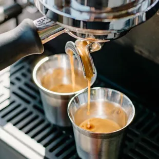 Golden espresso