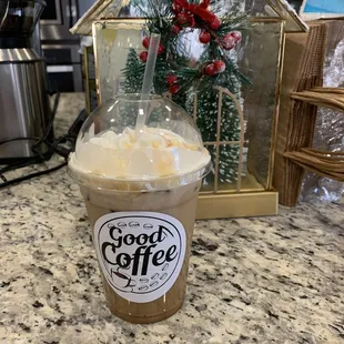 Dulce De Leche Iced Coffee