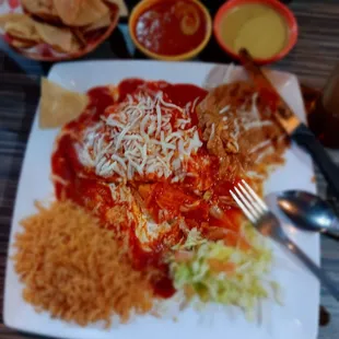 Cheese enchilada