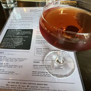 A fabulous, hand crafted Manhattan