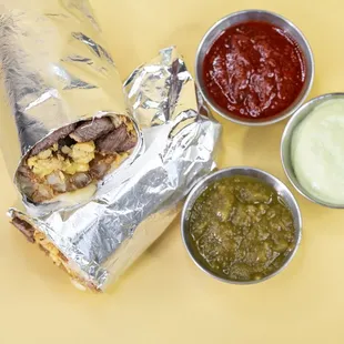 "Land of Enchantment" Breakfast Burrito