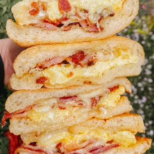Bacon egg and cheese (x2)