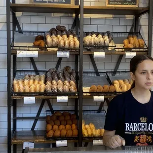 interior, bagels