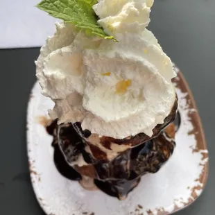 Tuesday dinner special dessert donut sundae!