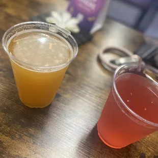 Mango Hef and A seltzer