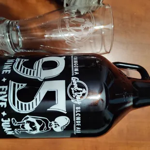 64 oz Growler and 19 oz Pilsner Glass