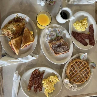 Ham and Egg Melt on Texas Toast