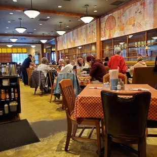 Inside of restaurant.