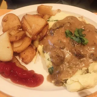 Mushroom and Spinach